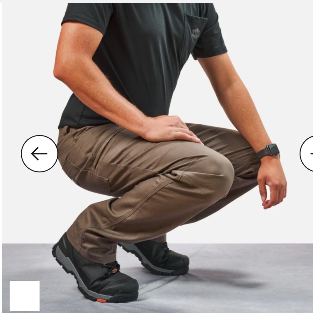 BRUNT Torra Work Pants Brown NWT | Size 34/32